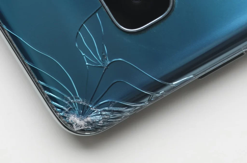 Vidro do Celular quebrado